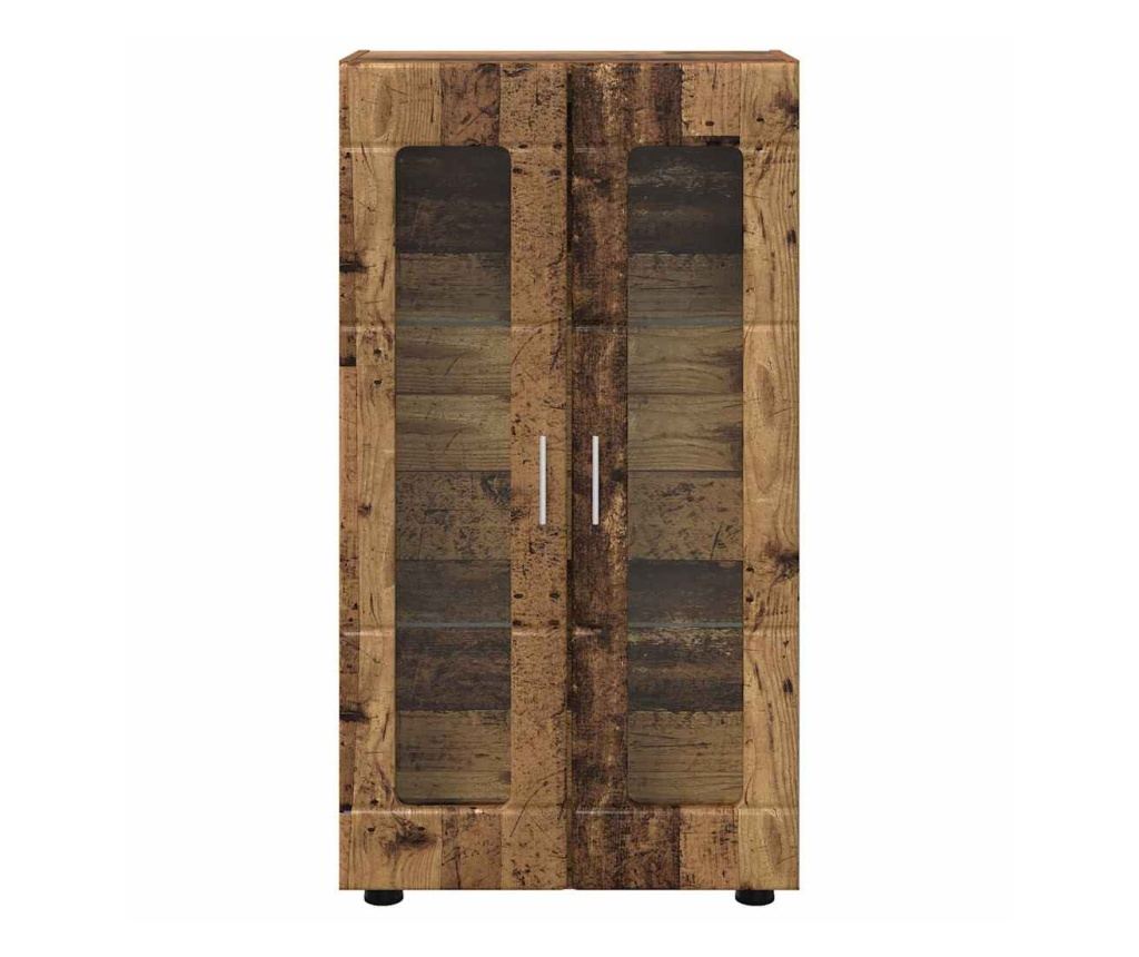 Служебен шкаф с рафт FLORIN Старо дърво 55,5 x 29 x 103 см - 4