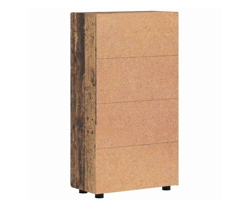 Служебен шкаф с рафт FLORIN Старо дърво 55,5 x 29 x 103 см - 7