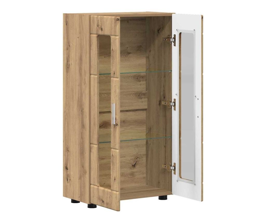 Служебен шкаф FLORIN Дъб 55,5 x 29 x 103 см Инженерно дърво - 5