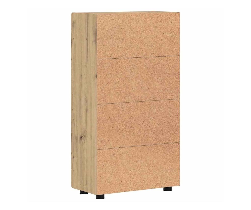 Служебен шкаф FLORIN Дъб 55,5 x 29 x 103 см Инженерно дърво - 7