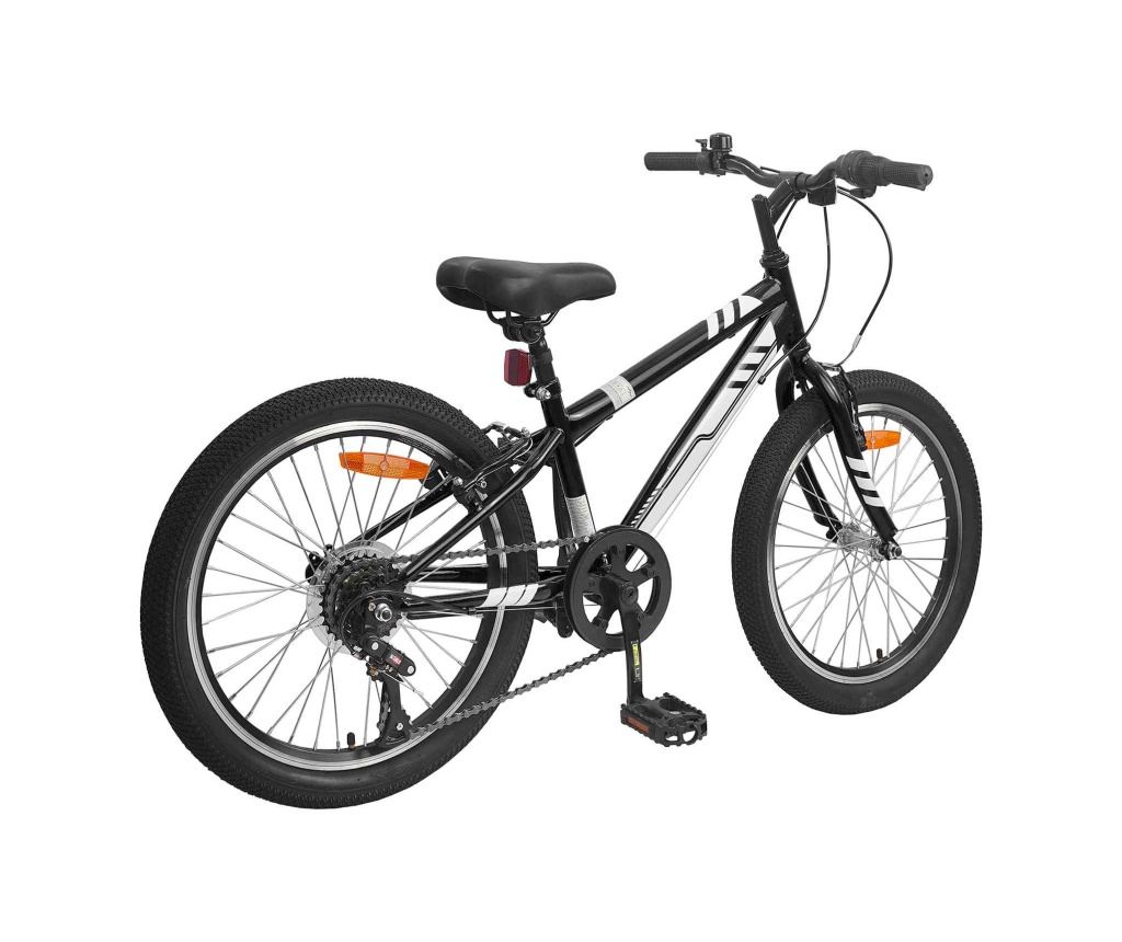 Планински Велосипед 20 инча 6-Speed за 5-8 години Черно - 3