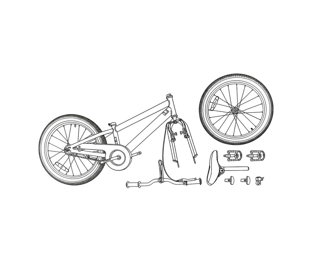 Планински Велосипед 20 инча 6-Speed за 5-8 години Черно - 8