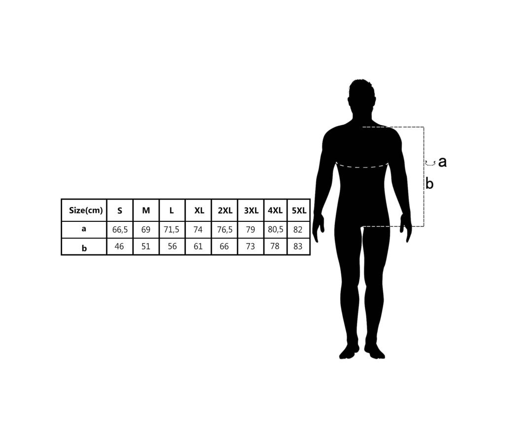 Риза 5 pcs Синьо 5XL Памук - 6