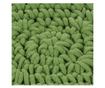 vidaXL Perna decorativă Basketweave cu pernă Verde 50 x 50 cm Bumbac thumbnail 2
