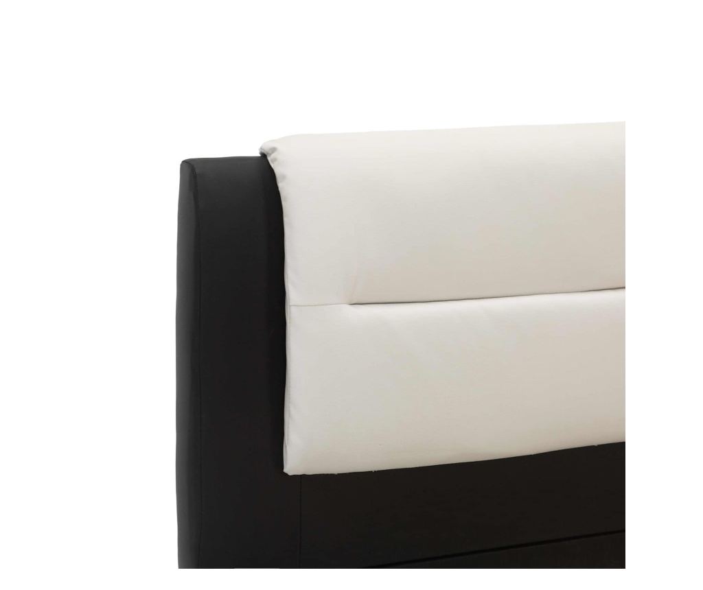 Рамка за легло с таблото Черно 218 x 132 x 86.5 см Изкуствена - 6