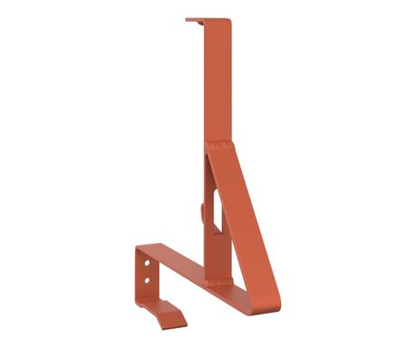 vidaXL Suport pentru Zăpadă Roșu 29,5 x 3 x 34,5 cm Oțel