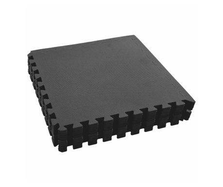 Пъзел за Упражнения 12 pcs Черен 4,32 ㎡ EVA Пяна