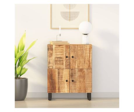Ανατολίτικο έπιπλο με 4 πόρτες, 60x33x75 εκ., μασίφ ξύλο μάνγκο