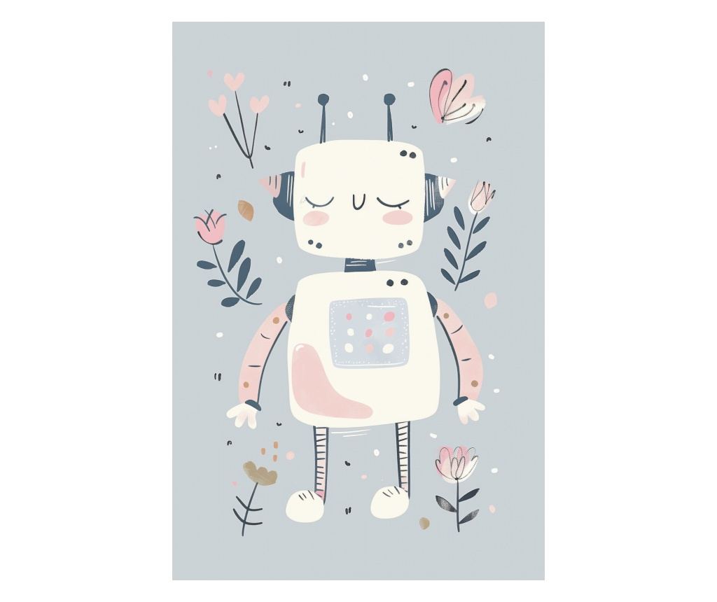 Plakat 61x91,5cm Vzori za Otroke, Dekleta za Sobo - Roboš - Vivre