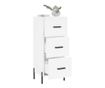 Ormarić, bijeli, 34,5x34x90 cm, kompozitno drvo thumbnail 4