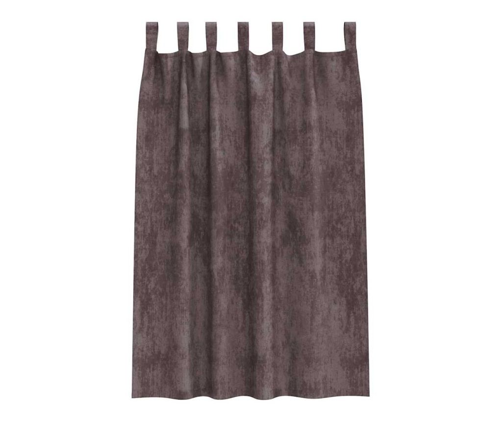 vidaXL Cortine din catifea cu perdele 2 pcs Maro 175 x 140 cm Catifea - 4