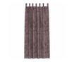 vidaXL Cortine din catifea cu perdele 2 pcs Maro 260 x 140 cm Catifea thumbnail 4