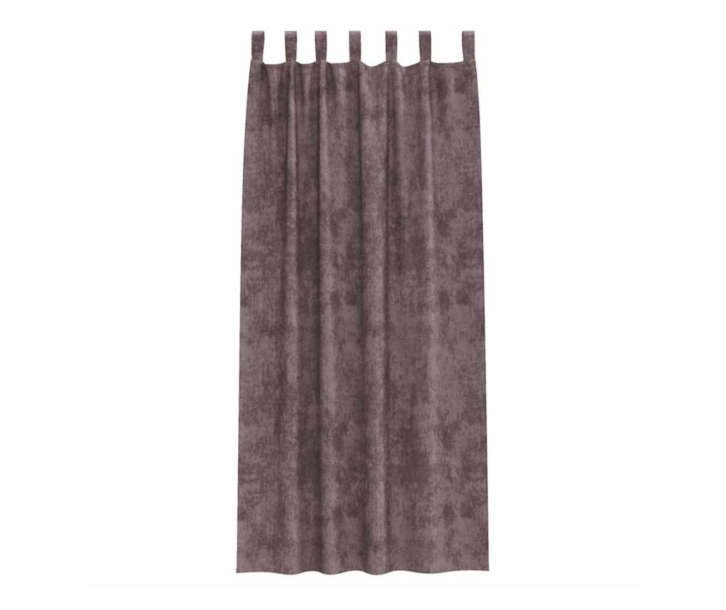 vidaXL Cortine din catifea cu perdele 2 pcs Maro 260 x 140 cm Catifea - 4