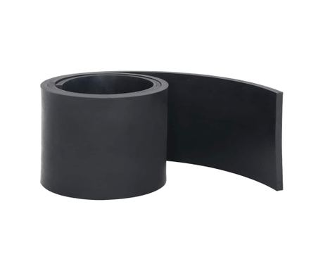 vidaXL Margine de cauciuc pentru plug de zăpadă negru 180x15x1 cm