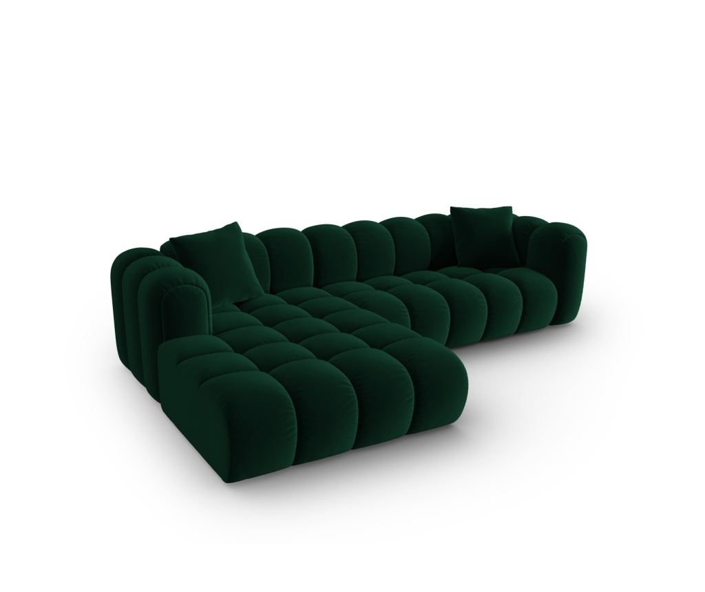 Moduláris sarokülő garnitúra Windsor & Co, Astro, Sötétzöld - 3