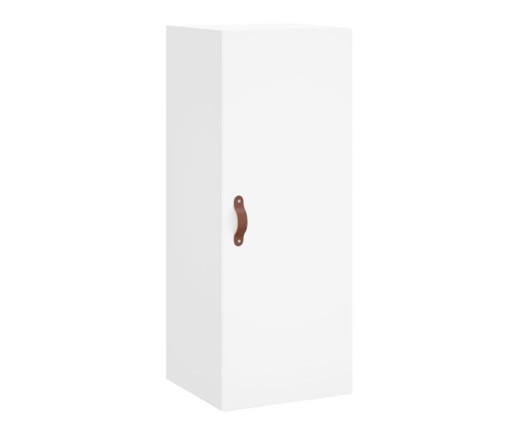 Visoki ormar, bijeli, 34,5x34x180 cm, konstruirano drvo - 7