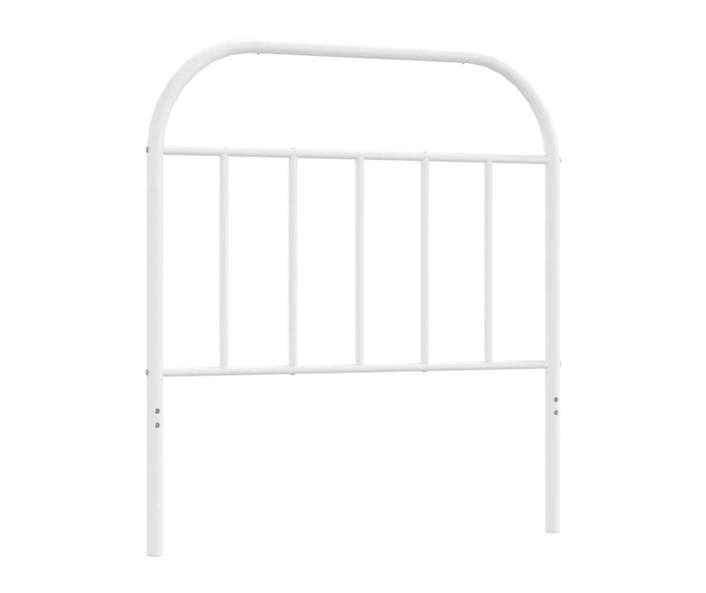 Metalna uzglavlja, bijela, 90 cm - 2