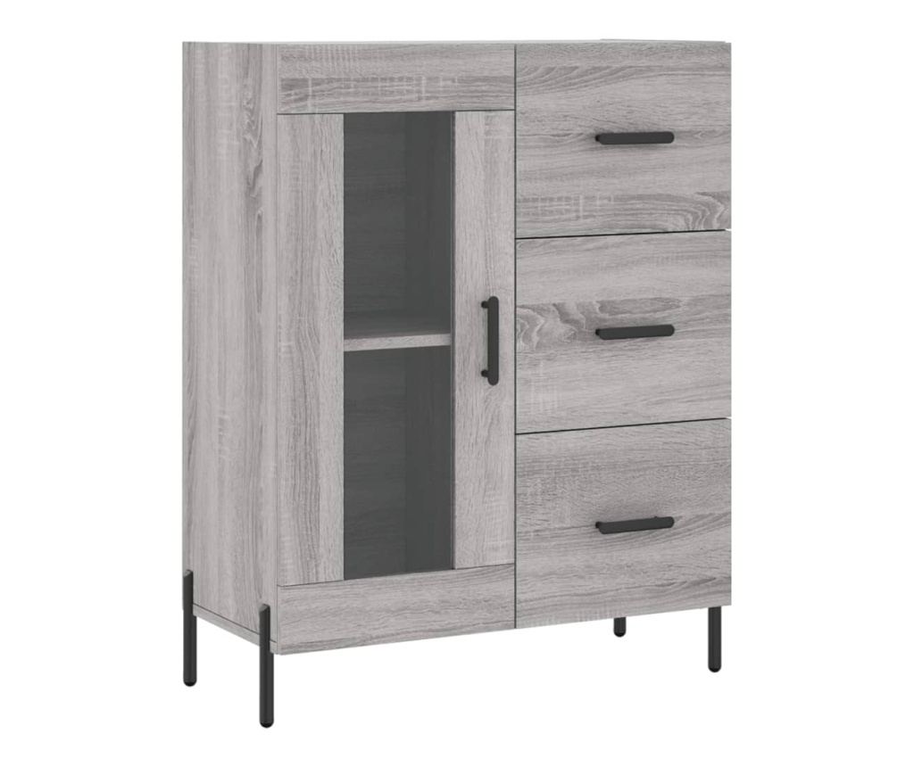 Ormarić, Sonoma siva, 69,5x34x90 cm, Kompozitno drvo - 2