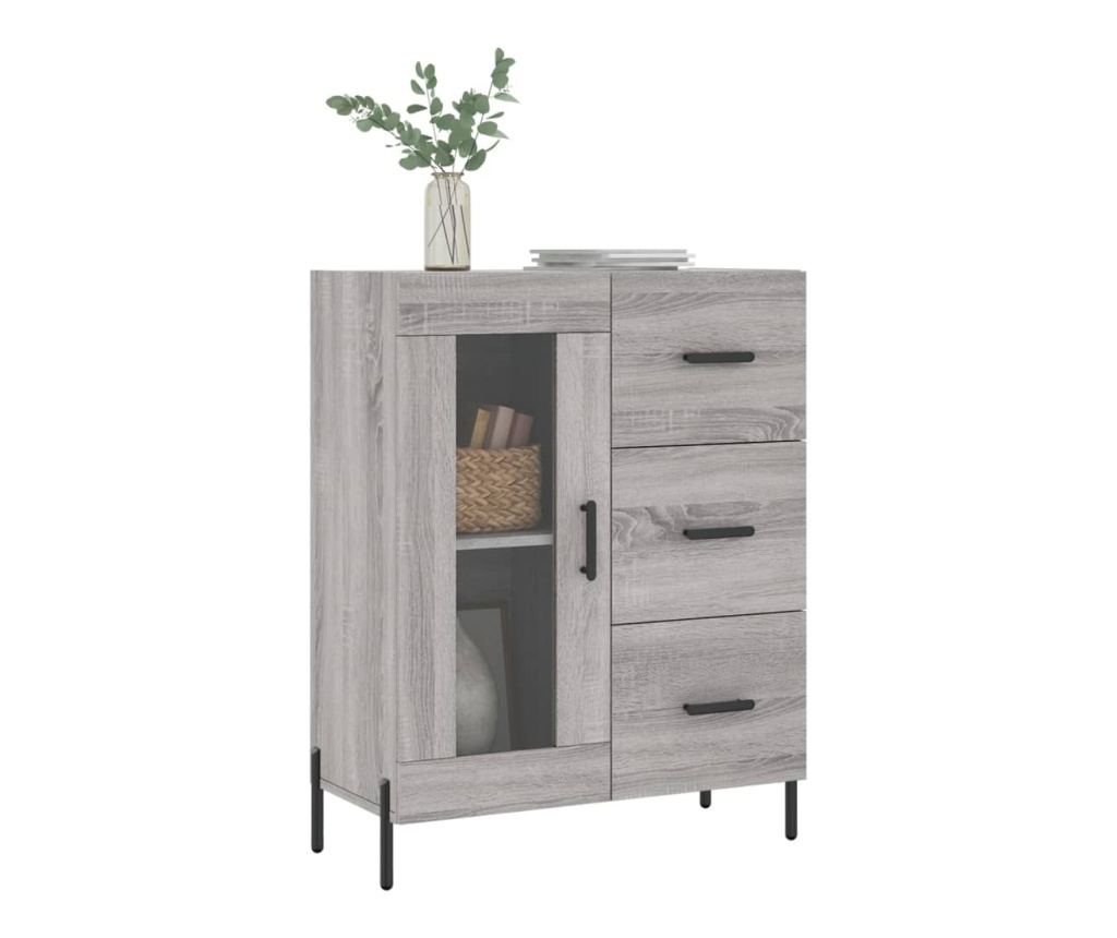 Ormarić, Sonoma siva, 69,5x34x90 cm, Kompozitno drvo - 3