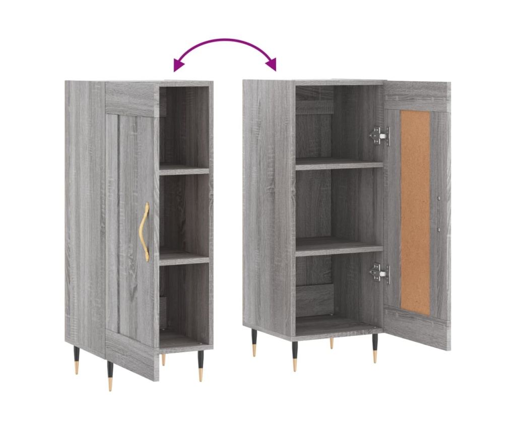 Ormarić, boja Sonoma hrasta, 34,5x34x90 cm, kompozitno drvo - 9