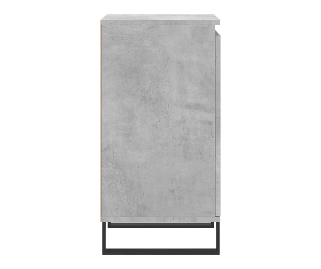 Komoda, 2 kom., boja betona, 40x35x70 cm, konstruirano drvo - 8