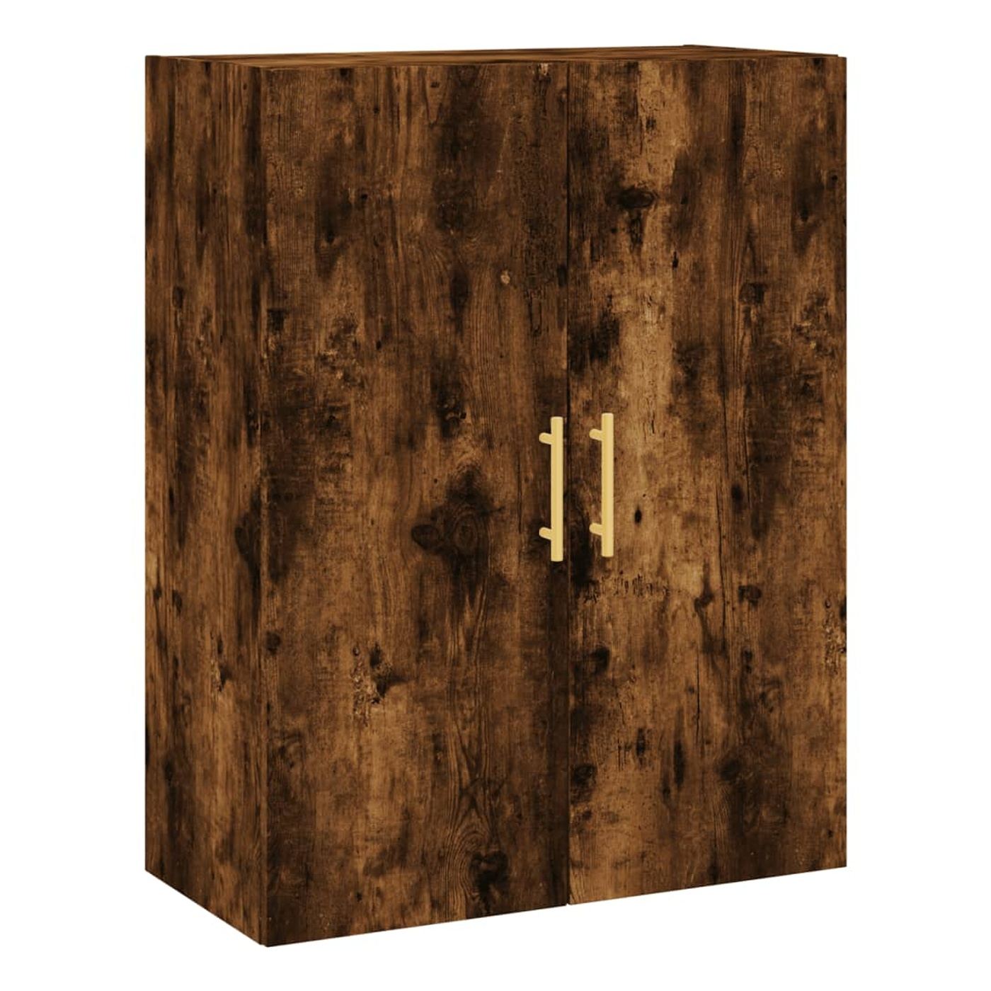 Visoki ormar, dimljeni hrast, 69,5x34x180 cm, kompozitno drvo - 5