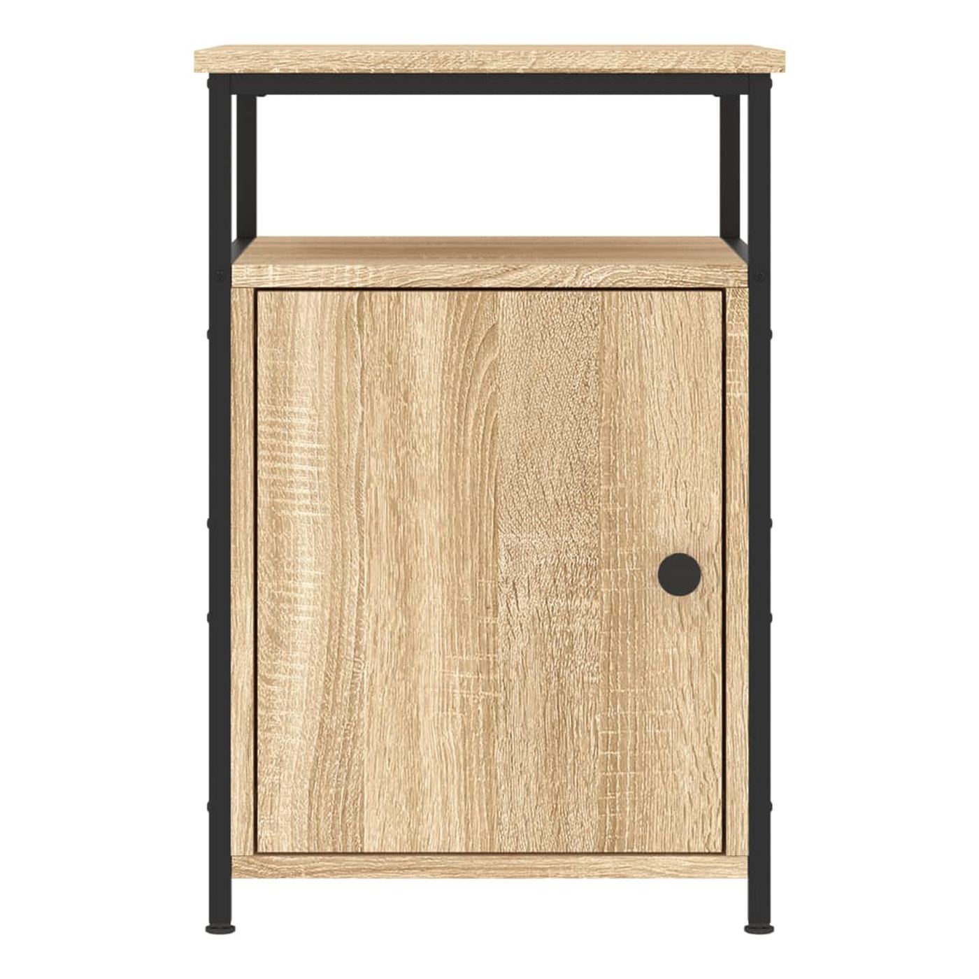 Noćni ormarići, 2 kom, sonoma hrast, 40x42x60 cm, konstruirano drvo - 13