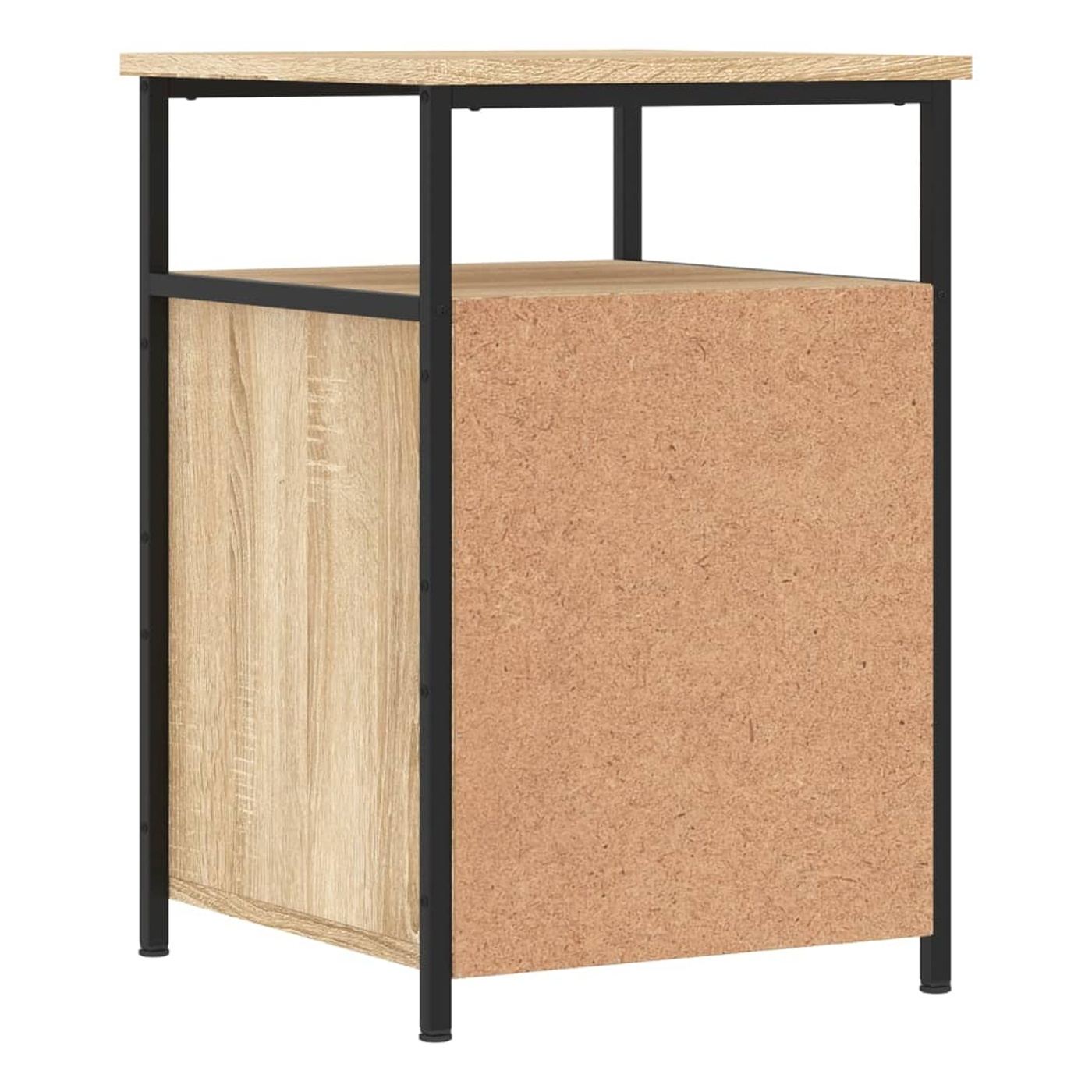 Noćni ormarići, 2 kom, sonoma hrast, 40x42x60 cm, konstruirano drvo - 17