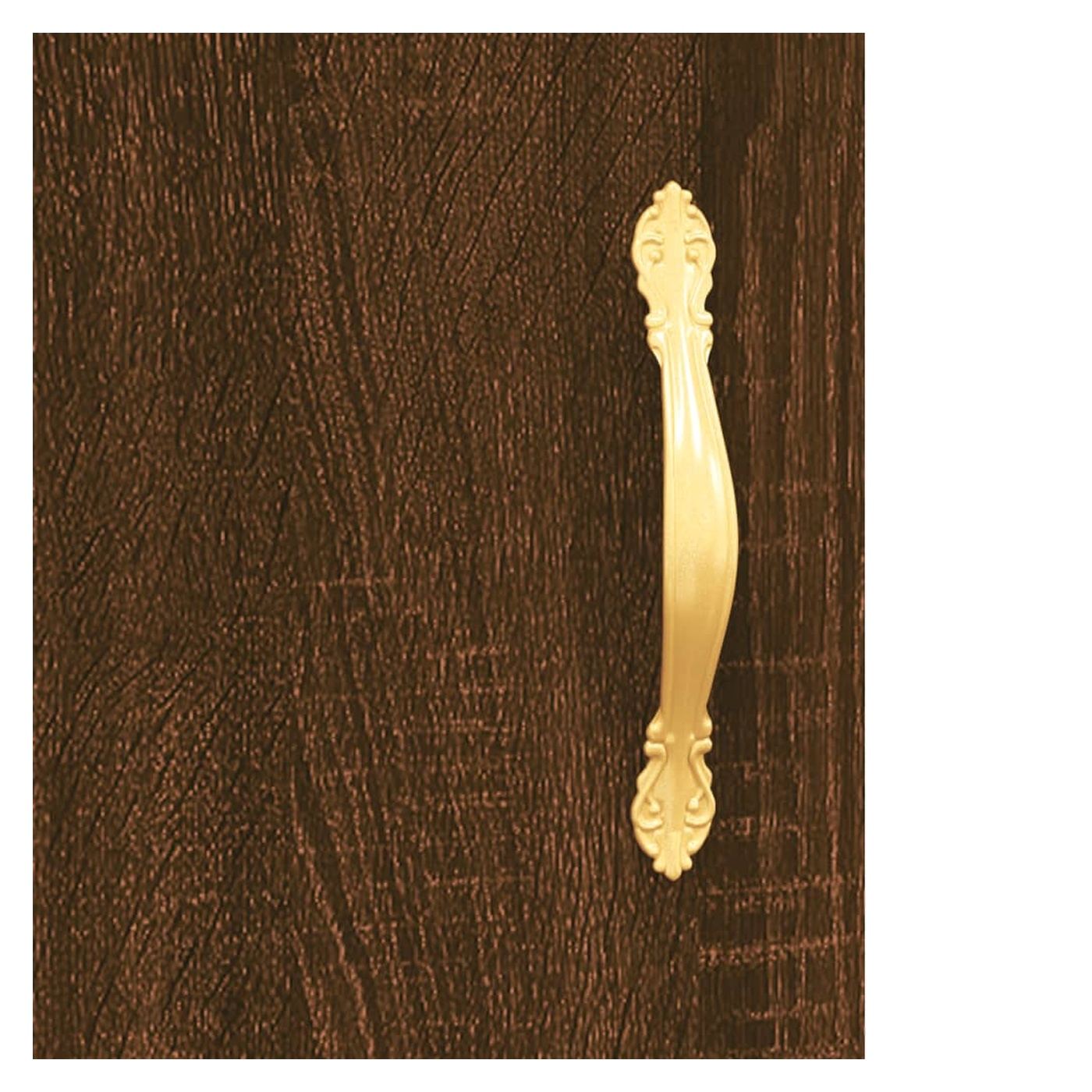 Ormarić, smeđi hrast, 69,5x34x90 cm, konstruirano drvo - 10