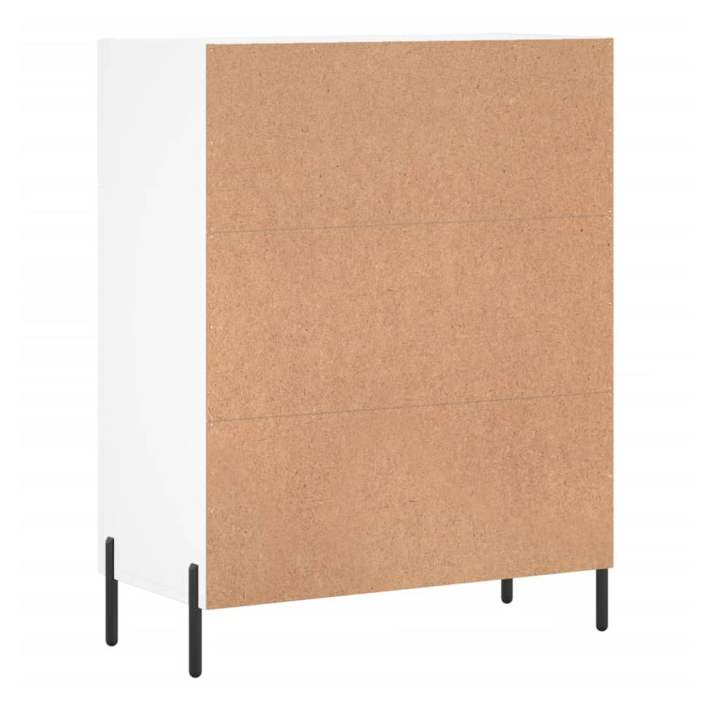 Komoda, bijela, 69,5x34x90 cm, kompozitno drvo - 8