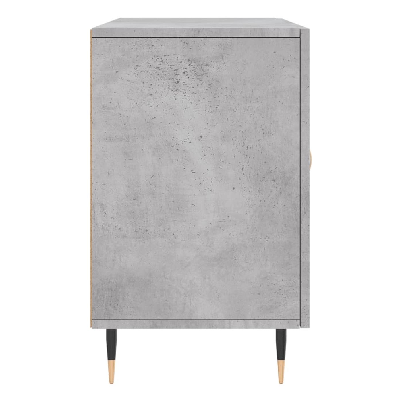 Ormarić za posluživanje, betonsko siva, 100x36x60 cm, konstruirano drvo - 7