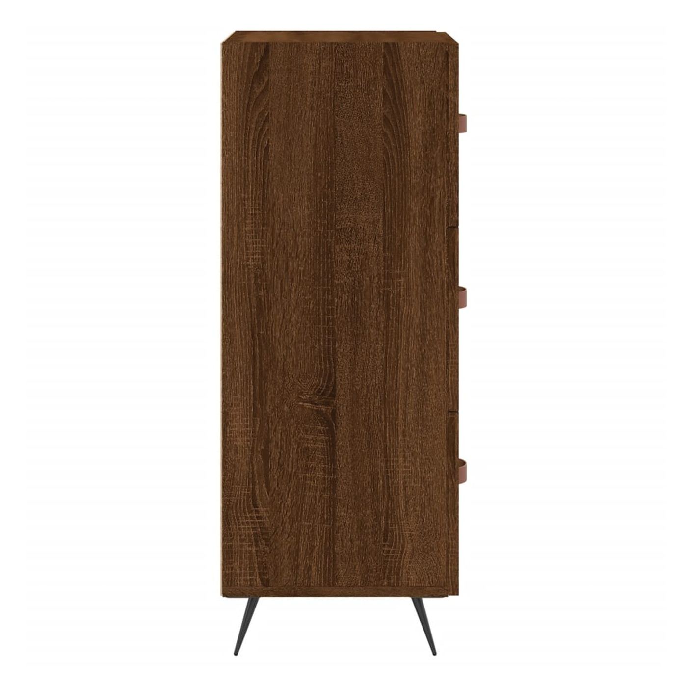 Ormarić, smeđi hrast, 34,5x34x90 cm, konstruirano drvo - 19