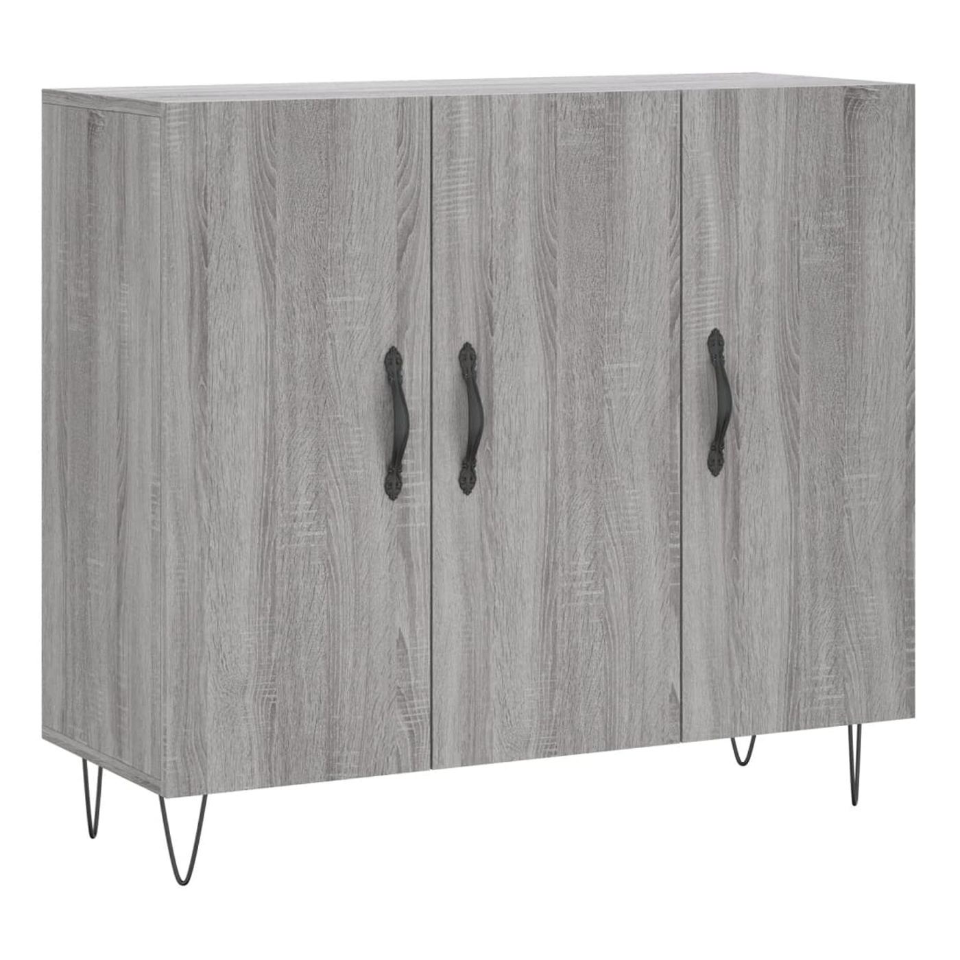 Ormarić, Sonoma siva, 90x34x80 cm, Kompozitno drvo - 2