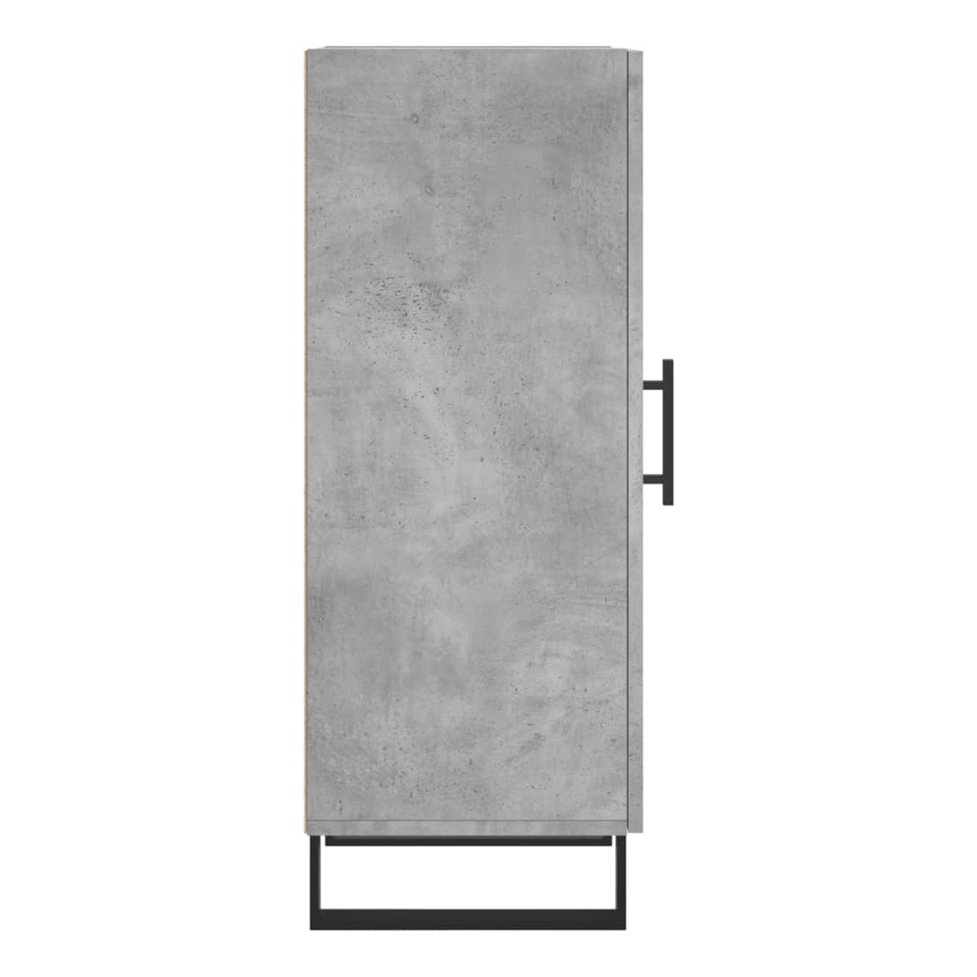 Ormarić za posuđe, betonsko siva, 34,5x34x90 cm, kompozitno drvo - 7