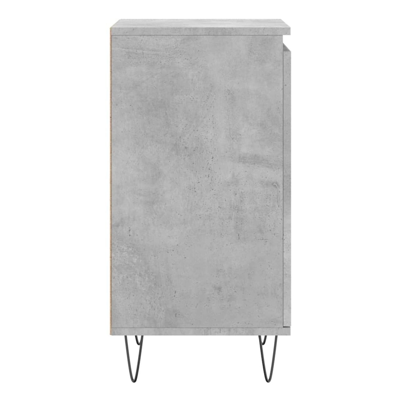 Ormarić, 2 kom, betonsko siva, 40x35x70 cm, konstruirano drvo - 8