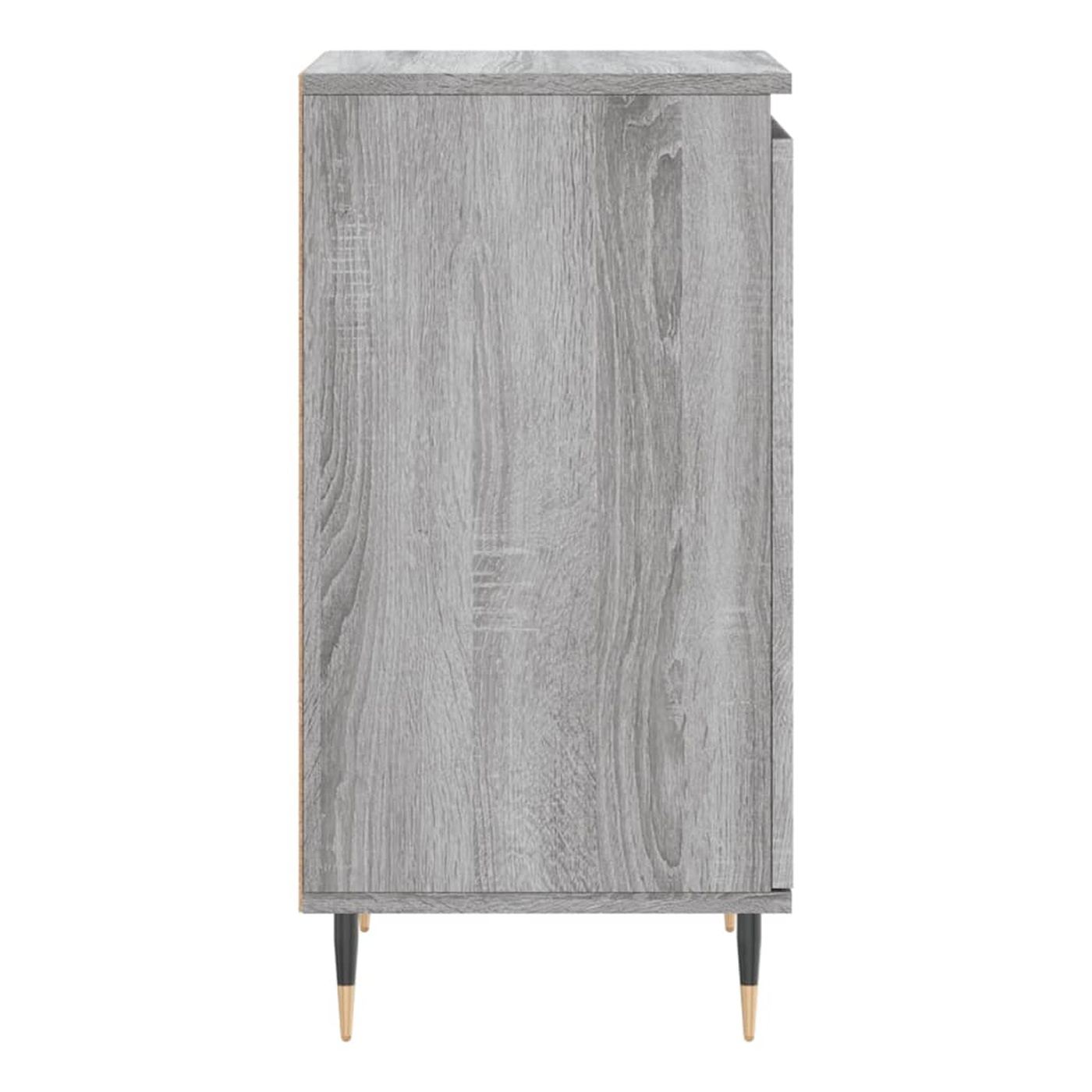 Komoda, 2 kom, sonoma siva, 40x35x70 cm, konstruirano drvo - 8