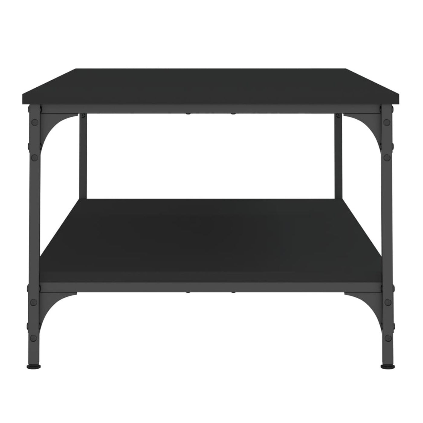 Stolić za kavu, crni, 100x55x40 cm, kompozitno drvo - 5