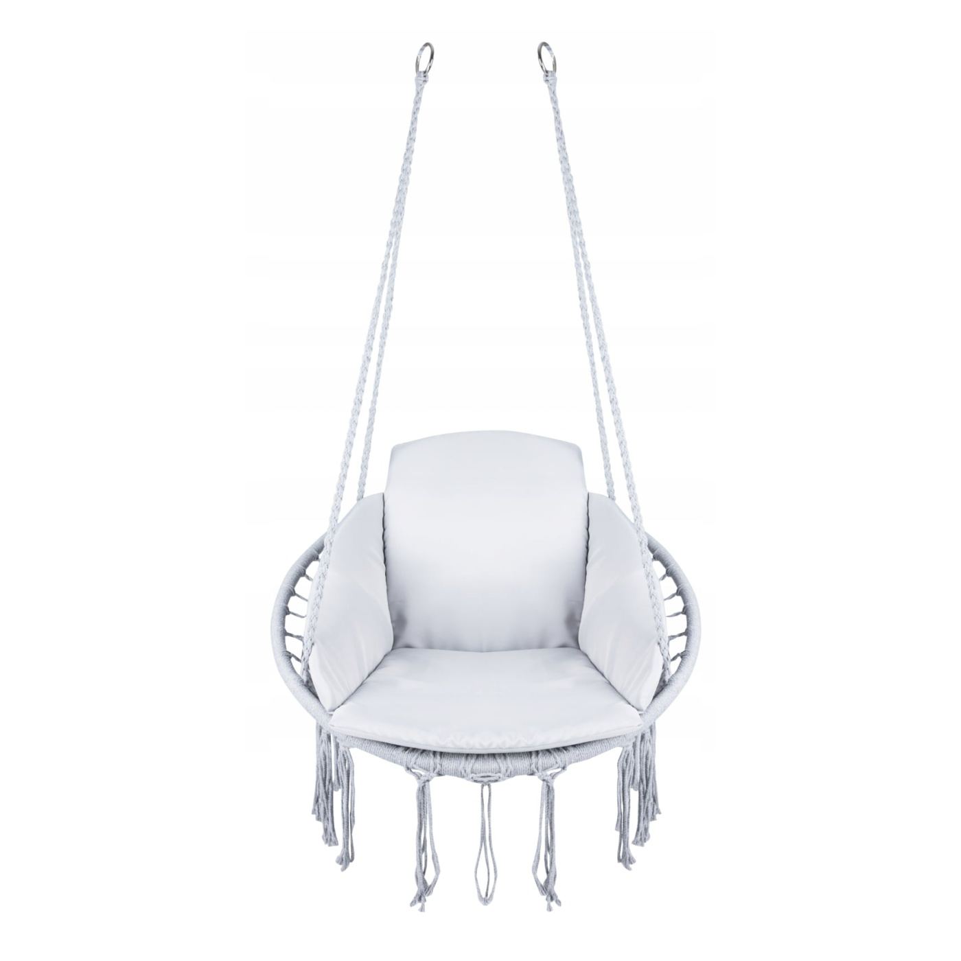 Scaun rotund Sersimo tip leagan suspendat cu perna Confort casa sau ...