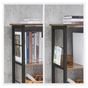 6-рафтова етажерка с метална рамка, 33x120x80 см, Индустриален стил, Рустик кафяво thumbnail 3