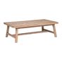 Atmosphera Aeris Масичка за кафе, Акациево дърво и MDF с шарка тип "рибена кост", 130x70x40 см, Натурален thumbnail 1