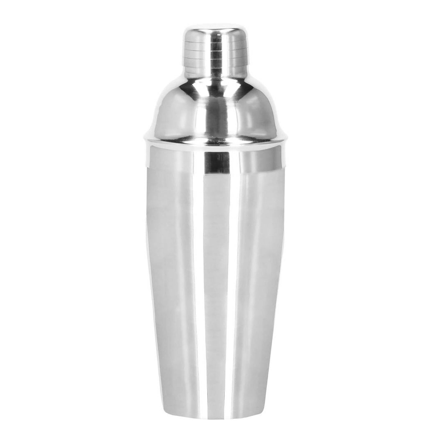 Комплект за шейкове за коктейли Barman 750 ml Неръждаема стомана, 5 части, Елегантен дизайн, Сребрист - 15