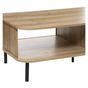 Atmosphera Colva Масичка за кафе, 2 плъзгащи се врати, MDF Стомана, 120x60x41 см, Скандинавски дизайн, Бежов thumbnail 4