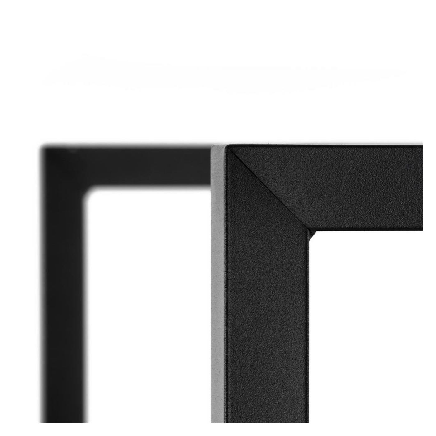 MDF бюро със странични рафтове, здрава метална рамка, 120x48x122 см, макс. 100 кг, светло кафяво - 16