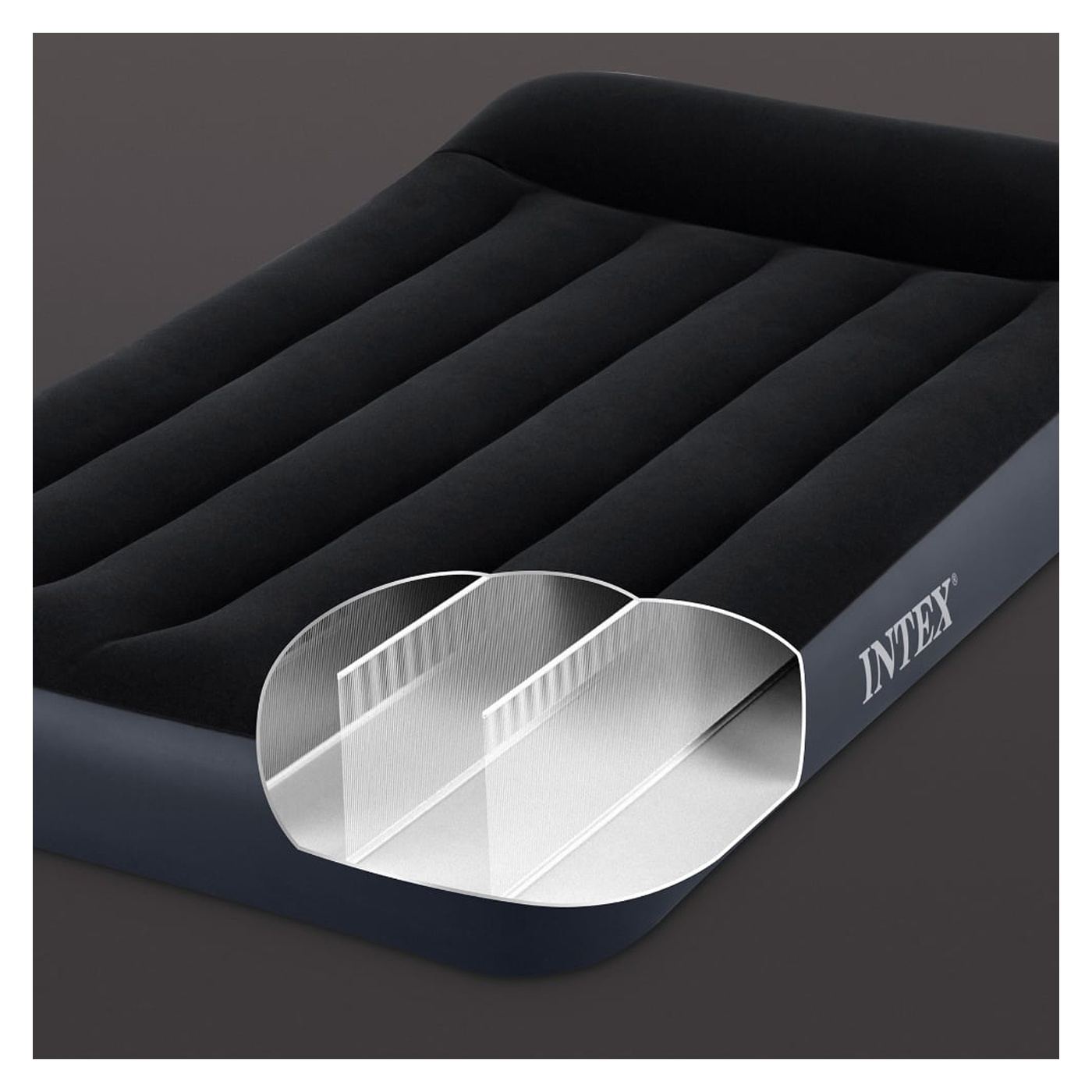 Надуваем матрак Intex Full Dura Beam, 191x137x25 см - 4