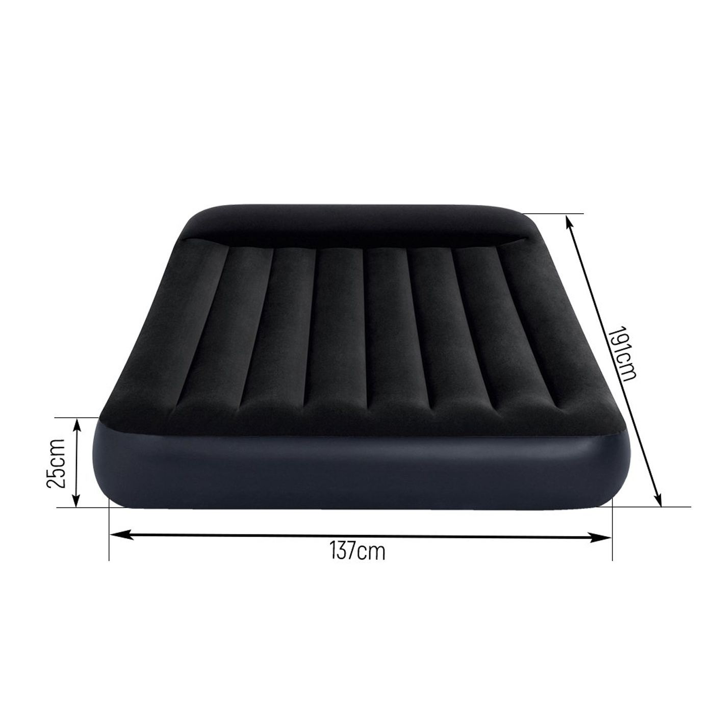 Надуваем матрак Intex Full Dura Beam, 191x137x25 см - 7