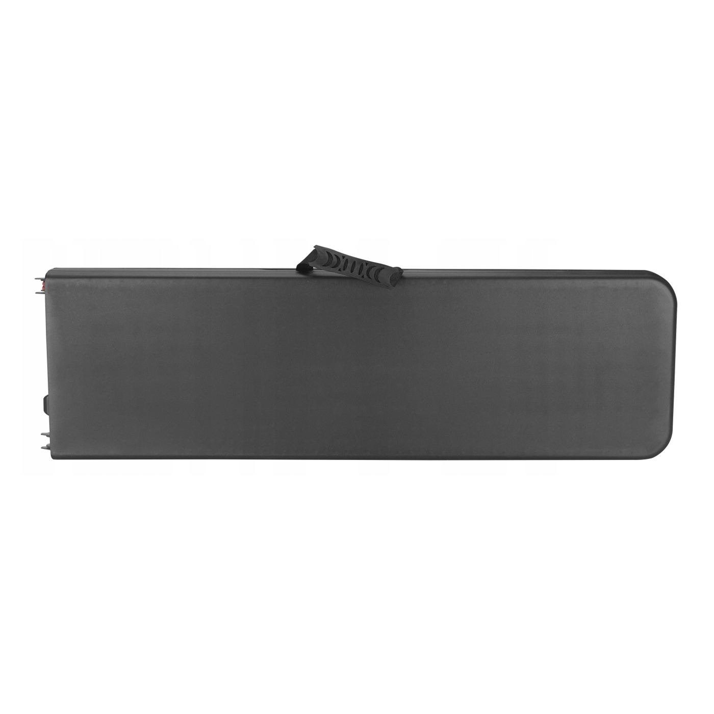 Сгъваема градинска кетъринг пейка HDPE метална конструкция, 180x28x43 см, Компактна, Черна - 9