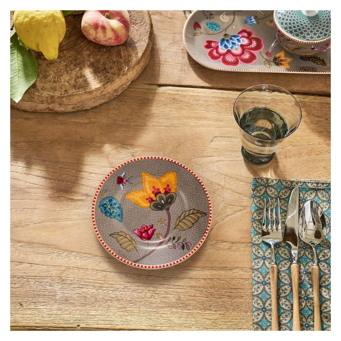 Порцеланова чиния, Pip Studio, Khaki, 12 см, Колекция Blooming Tales - 3