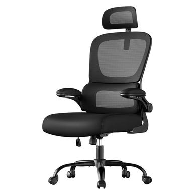 Songmics ergonomikus irodai szék, dupla hálós szövet kárpitozás, H113.5-121.5 cm, ideális irodába/otthoni irodába, állítható fej