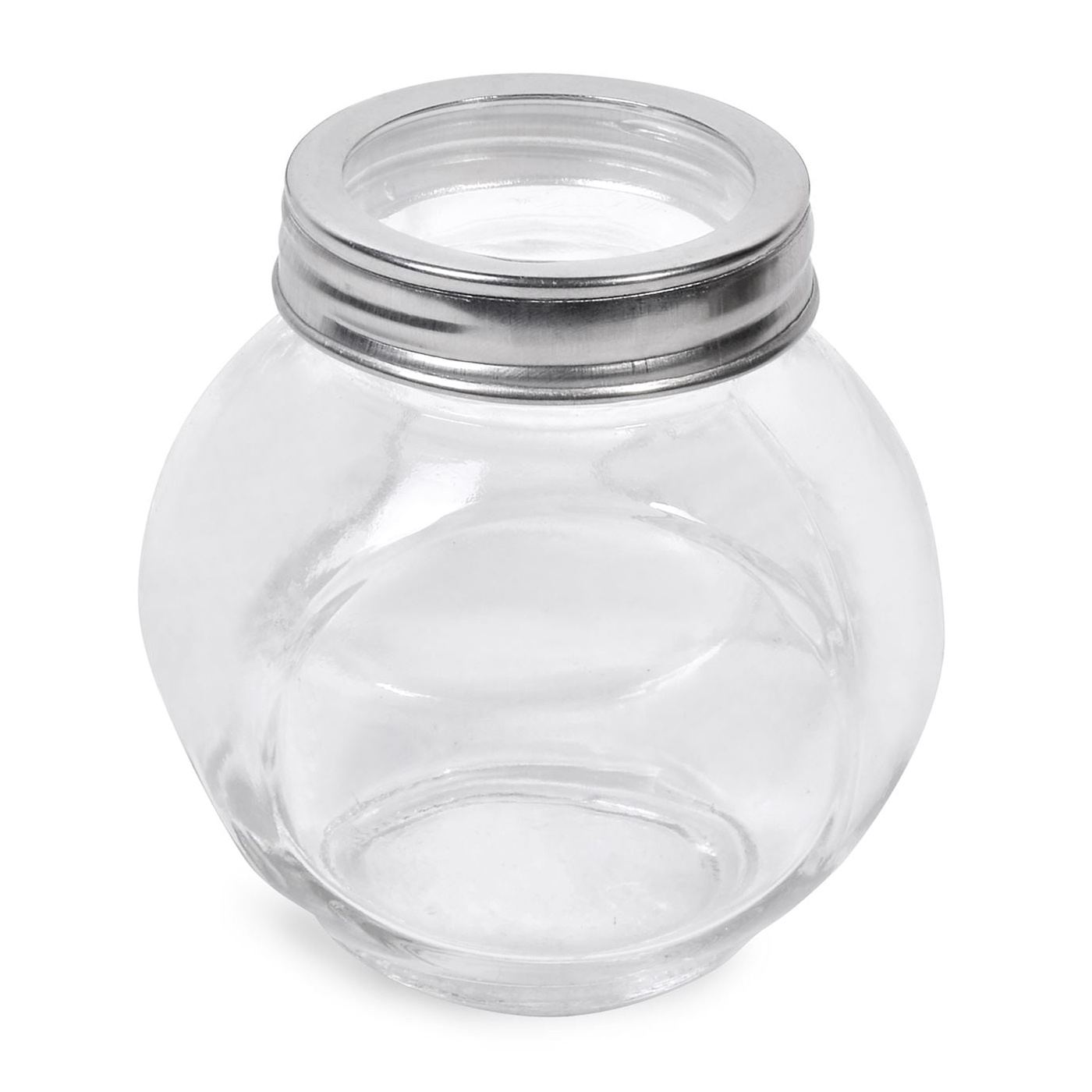 Стъклено бурканче с метална капачка, 200 ml - 3 бр - 2