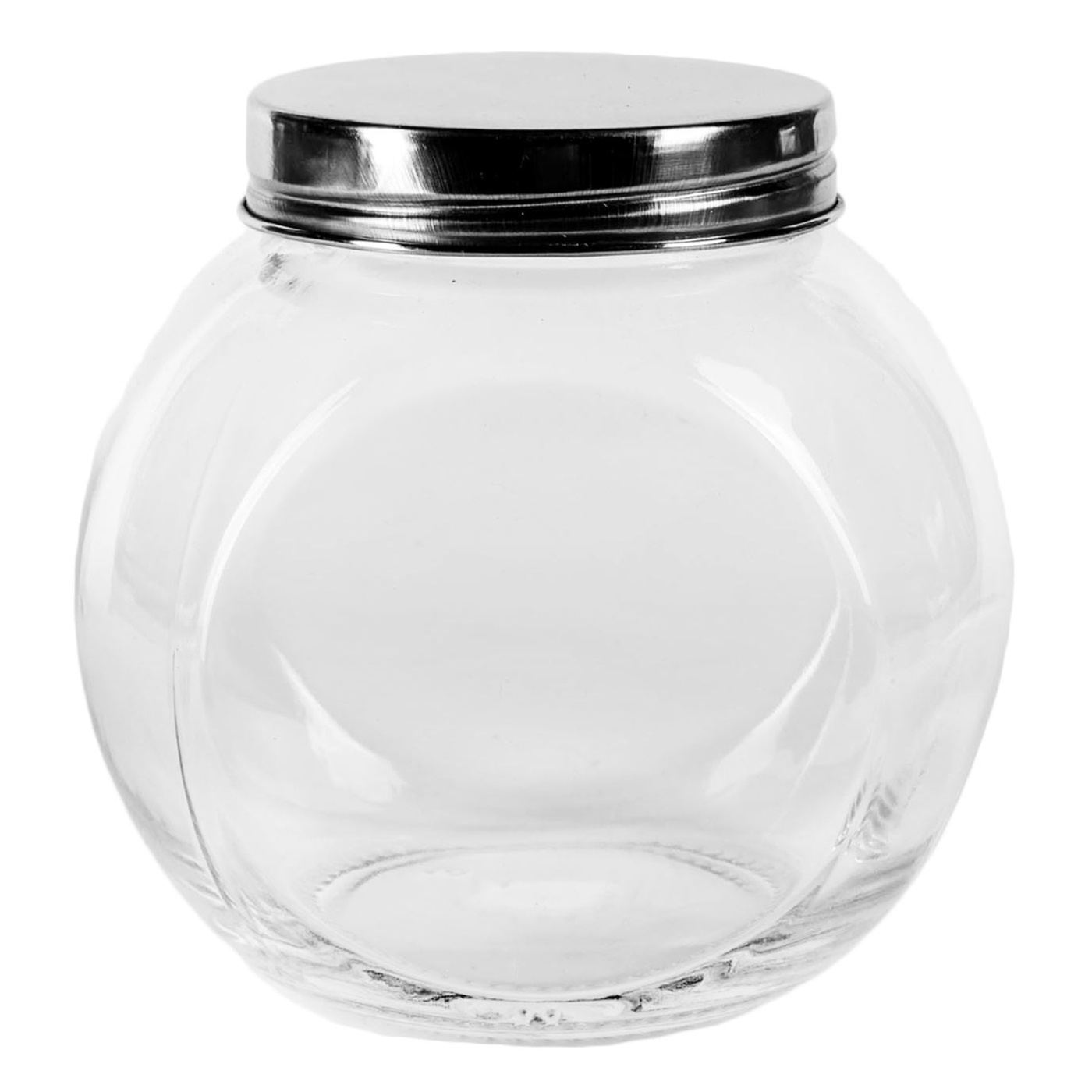 Стъклено бурканче с метална капачка 450 ml - 2